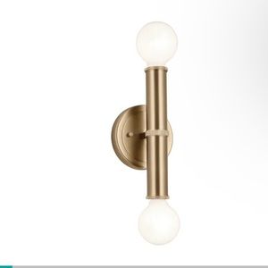 Kichler Torche 2 Light 10" Tall Wall Sconce